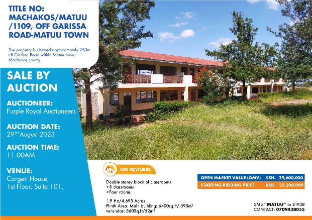 TITLE NO: MACHAKOS/MATUU/1109,OFF GARISSA ROAD -MATUU TOWN thumbnail 2