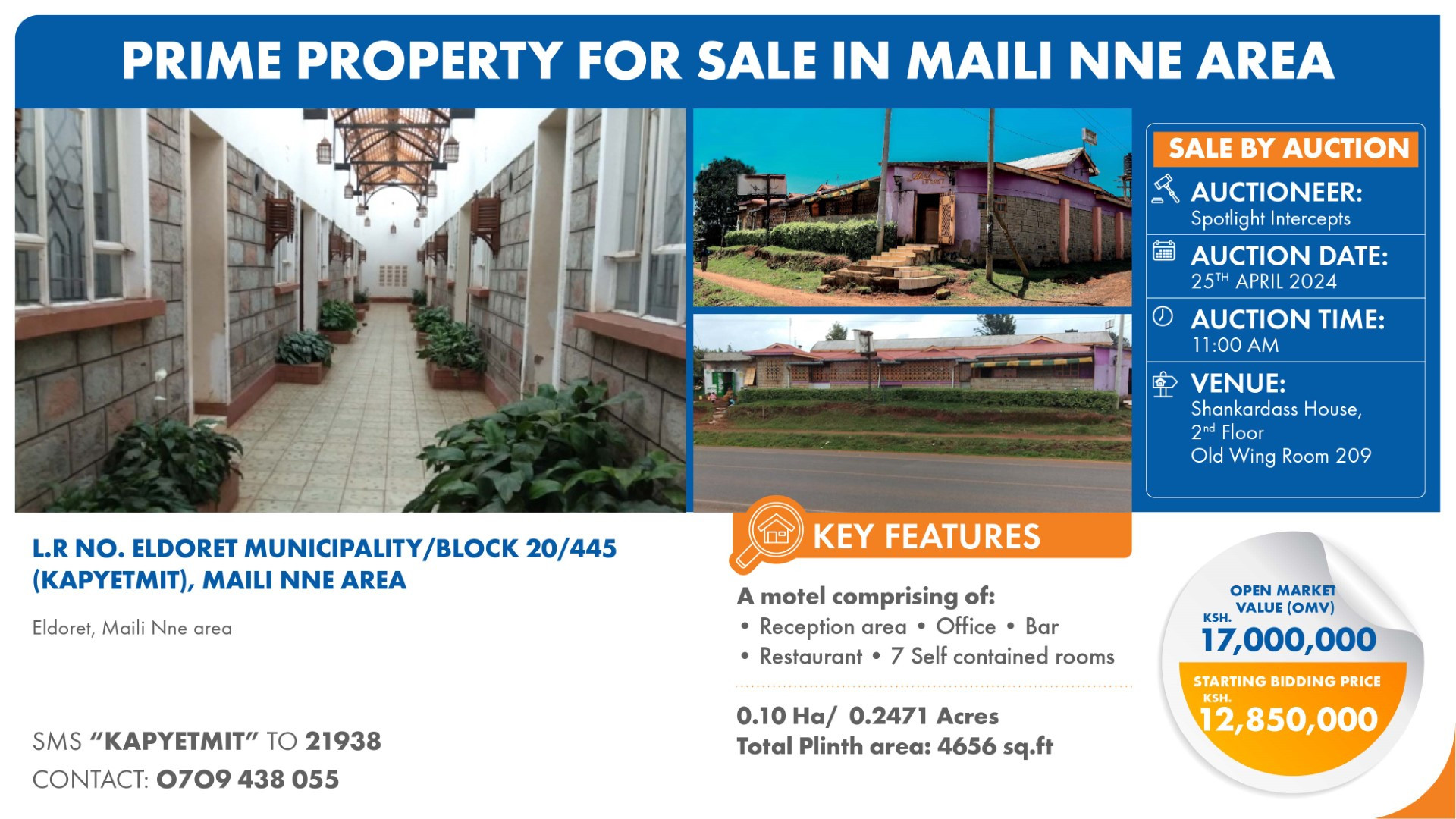 LR. No. Eldoret Municipality/ Block 20/445 (Kaptyetmit) Maili Nne area. thumbnail 2