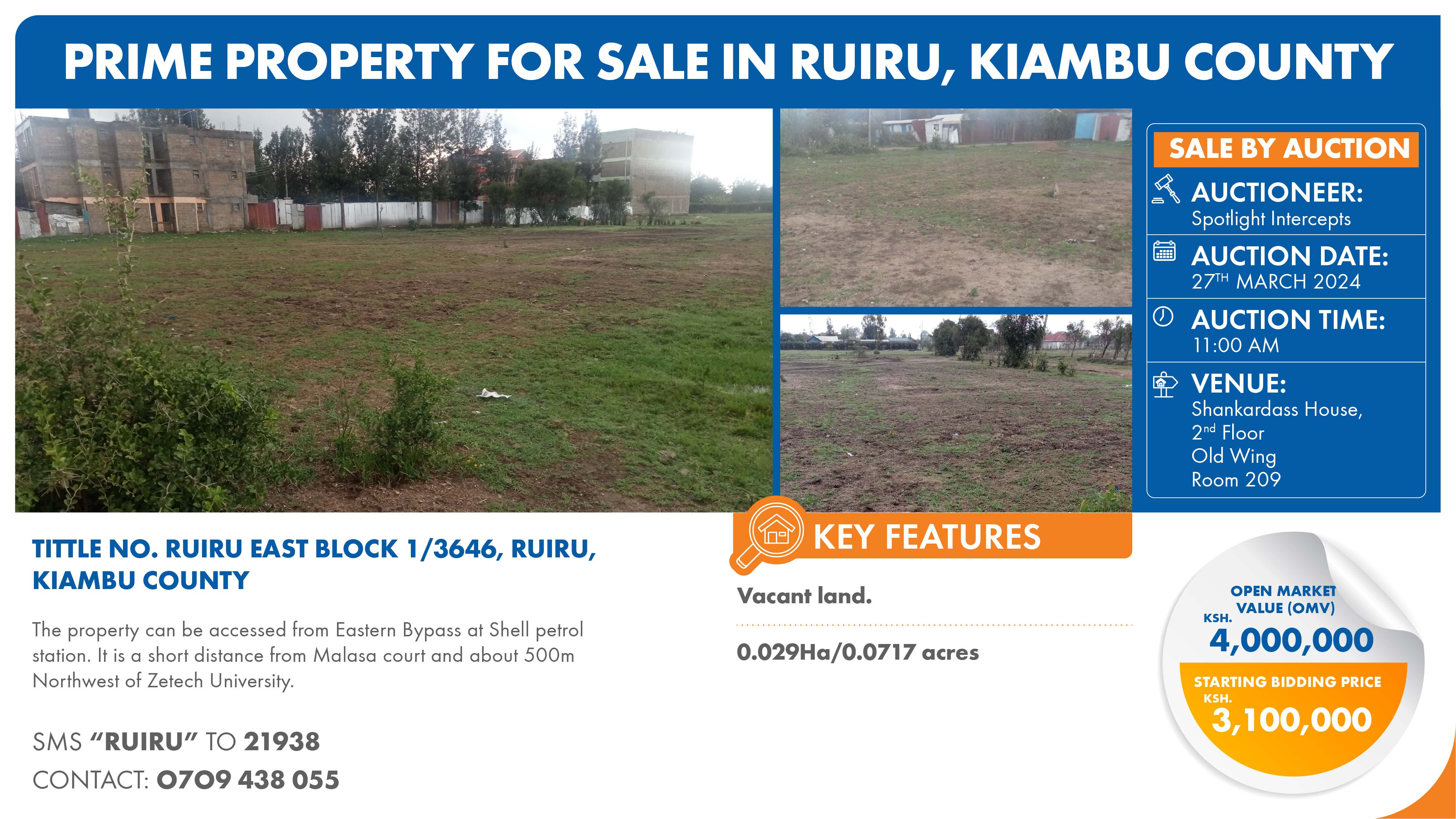 TITTLE NO. RUIRU EAST BLOCK 1/3646, RUIRU, KIAMBU COUNTY thumbnail 3