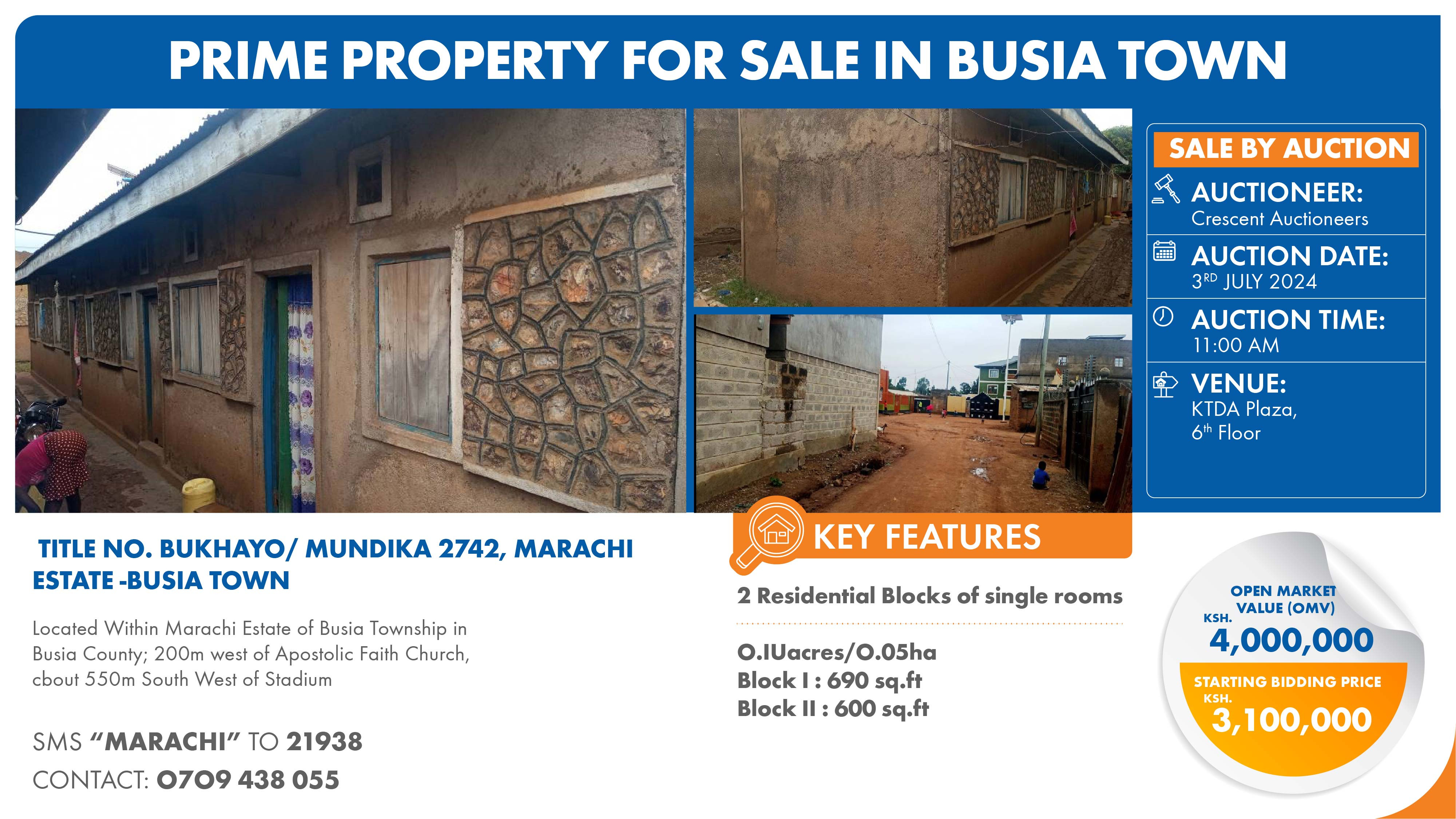 TITLE NO.BUKHAYO MUNDIKA2742,MARACHI ESTATE-BUSIA TOWN